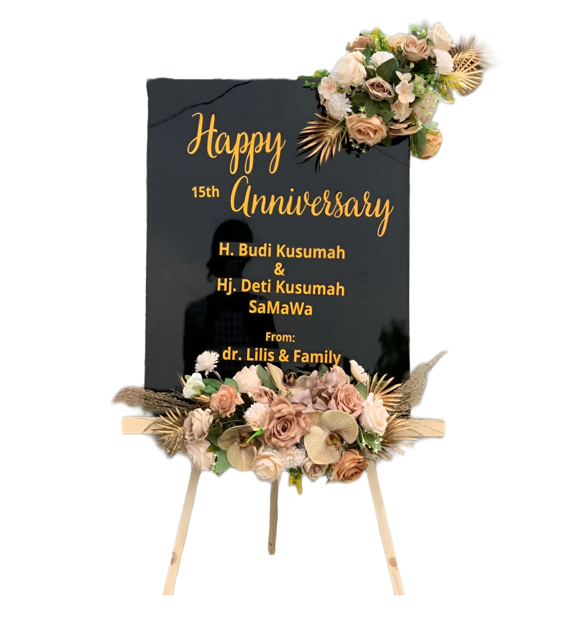 Papan Bunga Akrilik Wonosobo