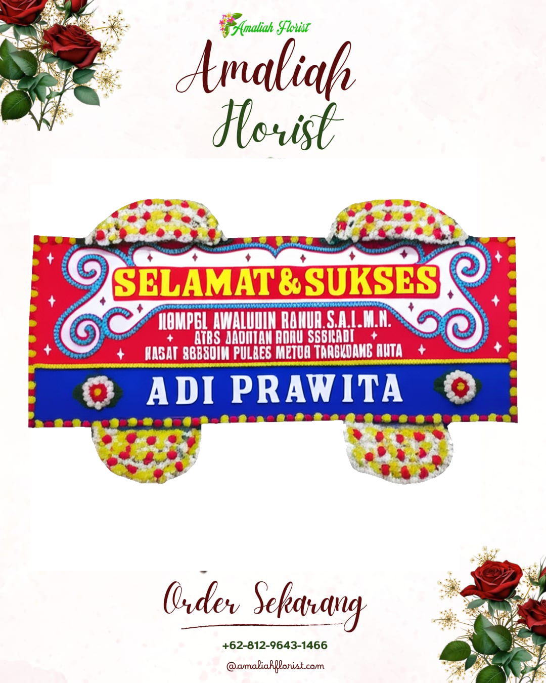 Papan Bunga Ucapan Selamat Wonosobo